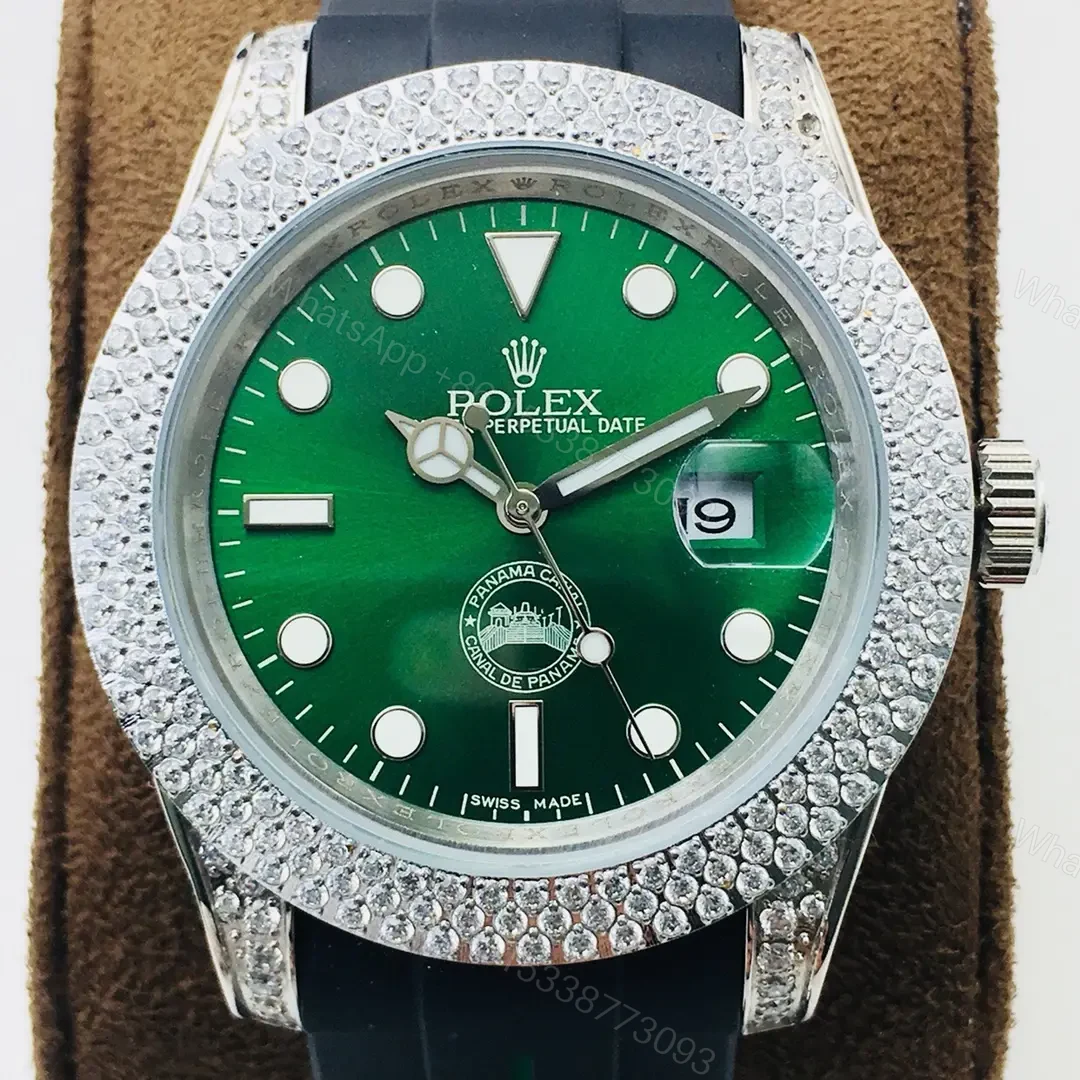 Rolex Submariner White Gold Blue Dial Oysterflex 116660-ROLEX-SUB-WG-BLUE-OYS40 — view 1