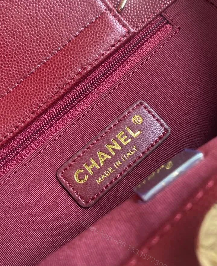 View 9 of Chanel Replica Shopping Tote Bag 6024 Grained Calfskin