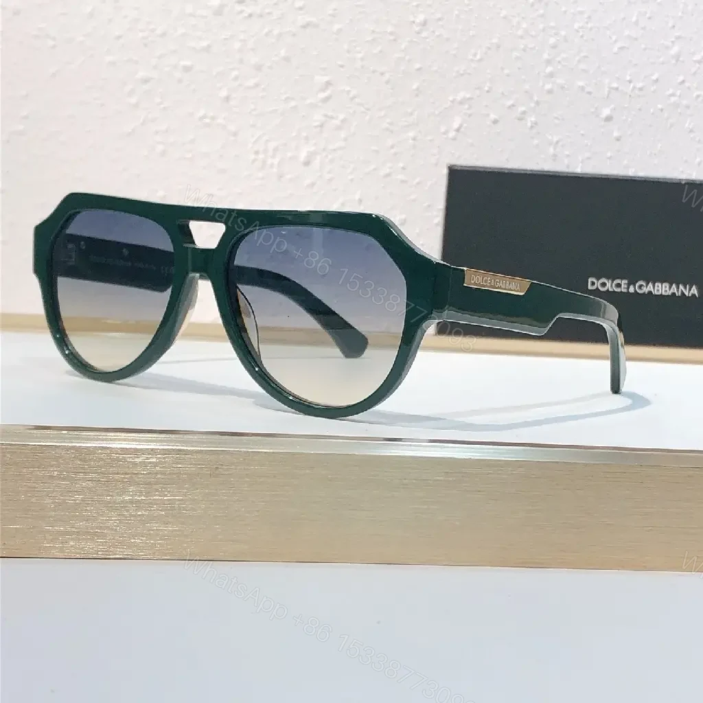 View 10 of Green Acetate Square-Frame Sunglasses with Subtle Branding