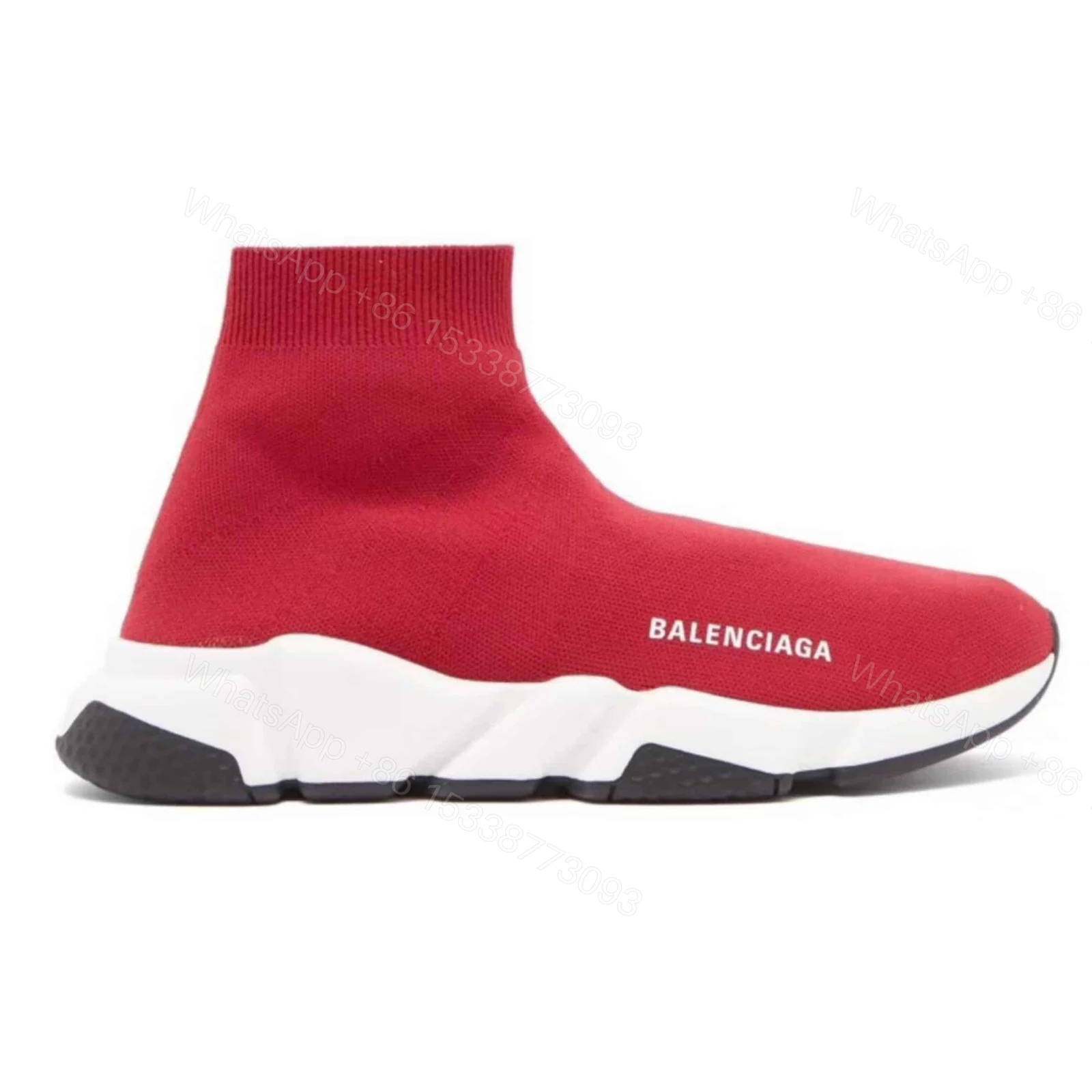 BALENCIAGA SPEED TRAINER RED – BB14 — view 1