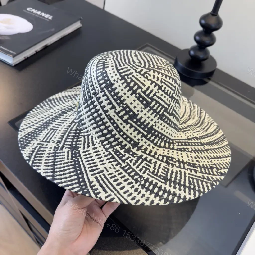 View 6 of Bold Geometric Hat with Luxe Pin—Premium Texture, All-Day Comfort