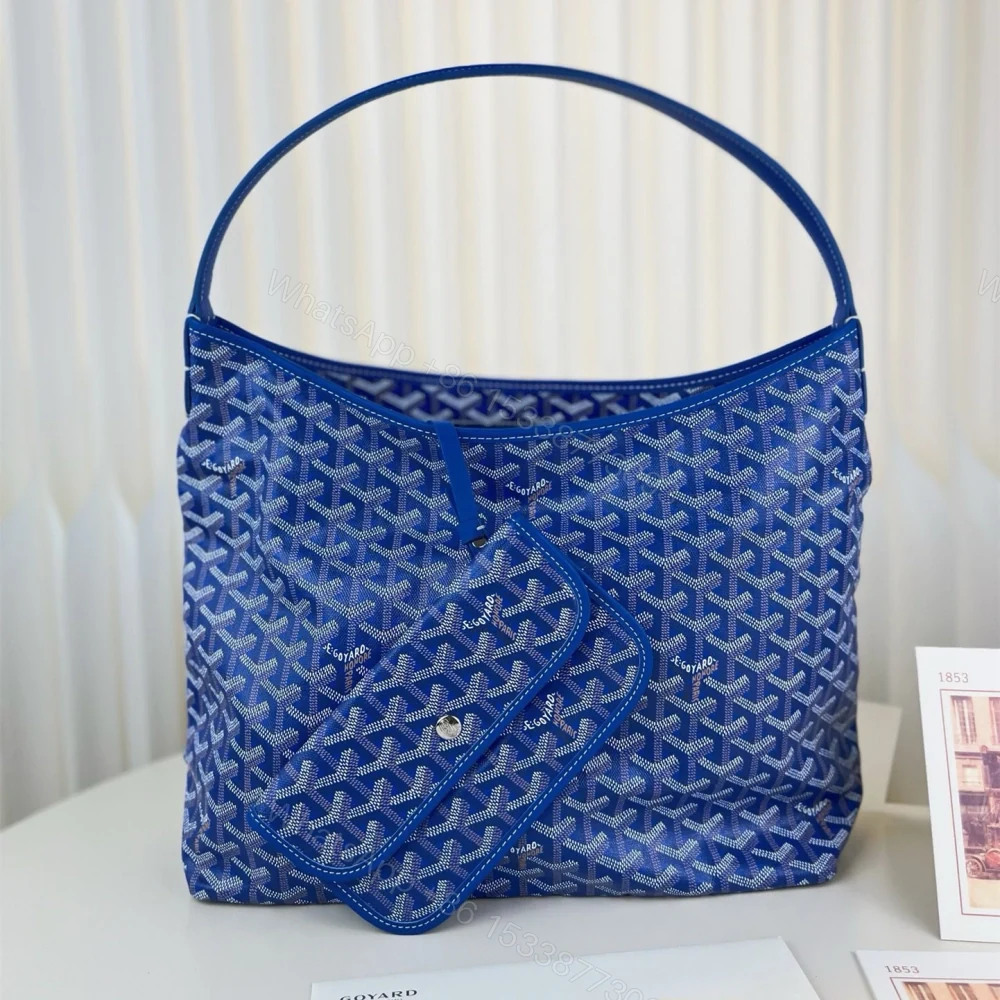 View 2 of 高仿Goyard*Hobo系列BOHEMEZ單肩子母手袋藍色免檢版