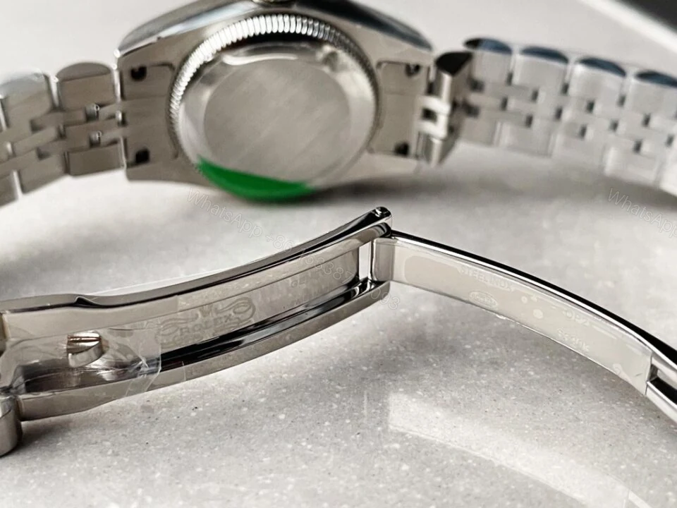 View 6 of Rolex Datejust ladies 28mm silver dial fluted bezel