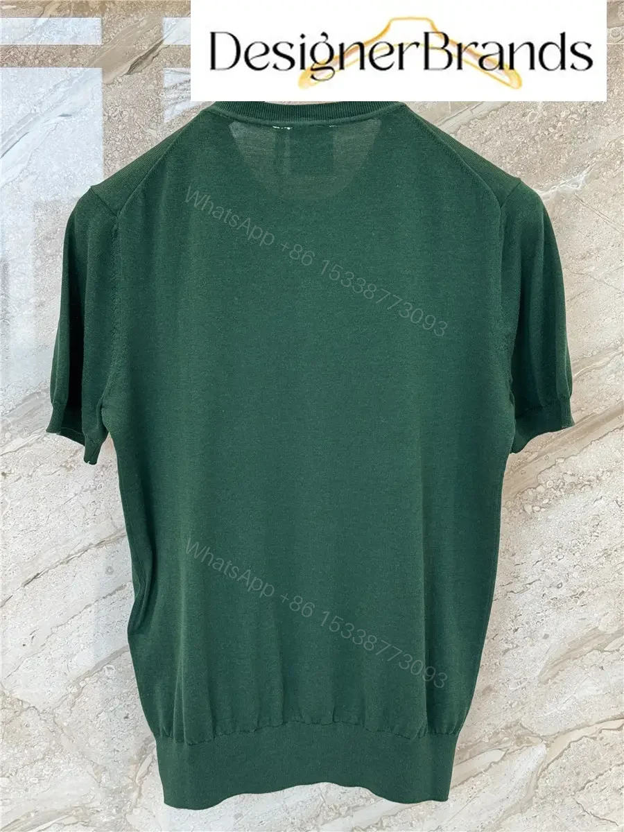 View 8 of Dior Green Pride and Prejudice Cover Short-Sleeve Knit Top