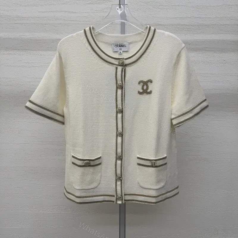 Cream Tweed Cardigan Jacket with Signature Detailing — view 1