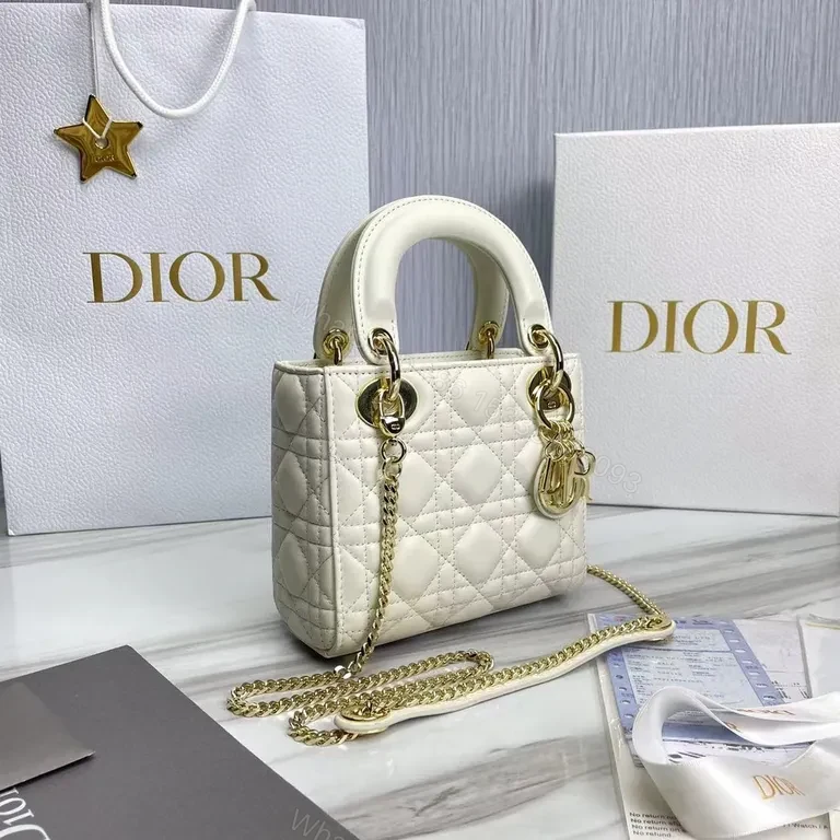 View 6 of Dior-Inspired Quilted Mini Bag: Luxe Everyday Silhouette