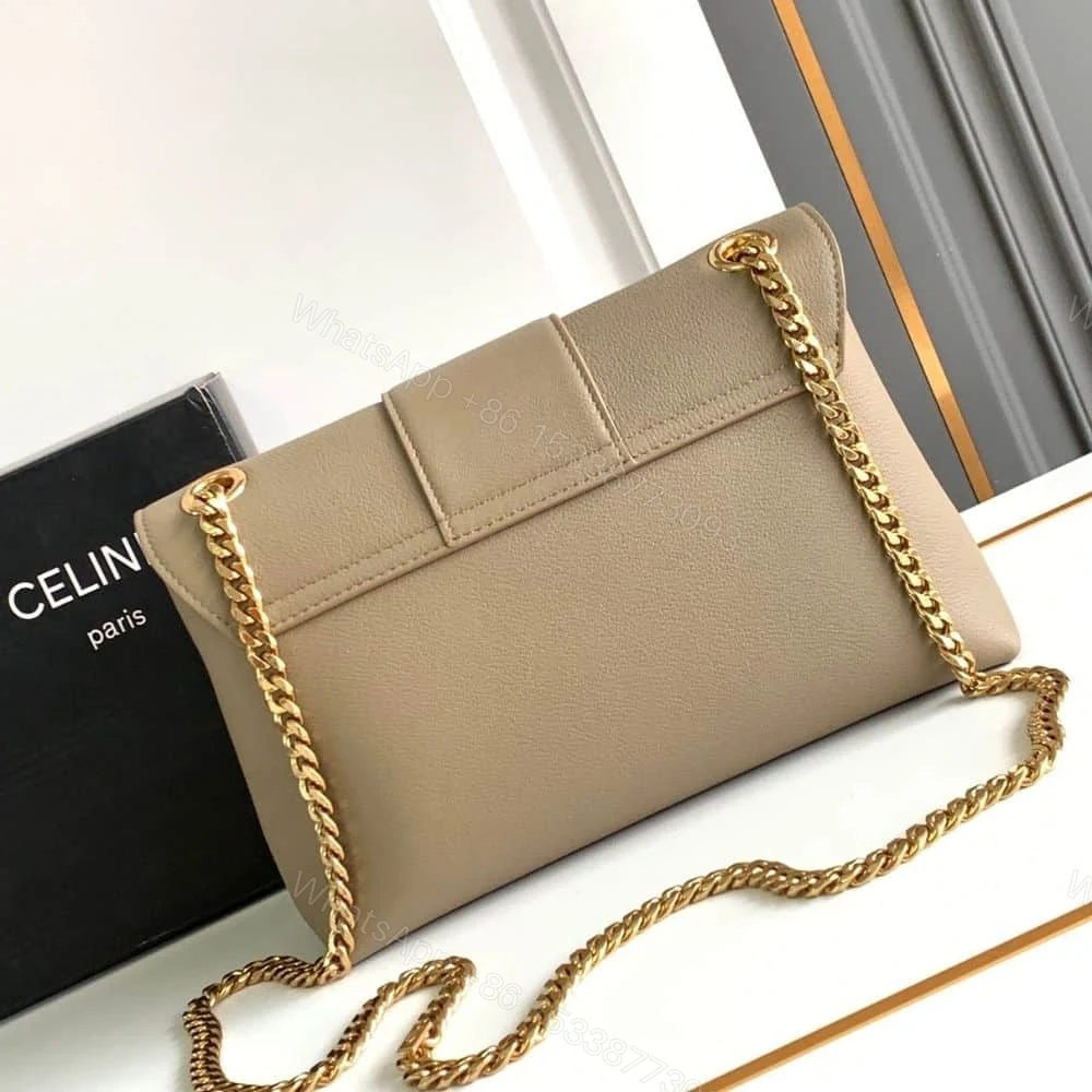 View 4 of CELINE MEDIUM VICTOIRE BAG IN SUPPLE GRAINED BROWN SEPIA 25CM 115853FDU 18BS