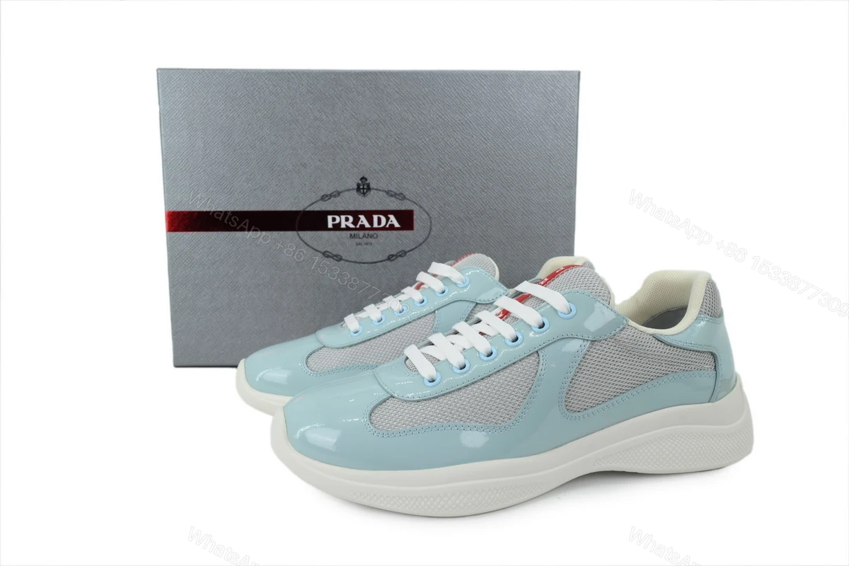 View 6 of Prada Sneakers Sky Blue