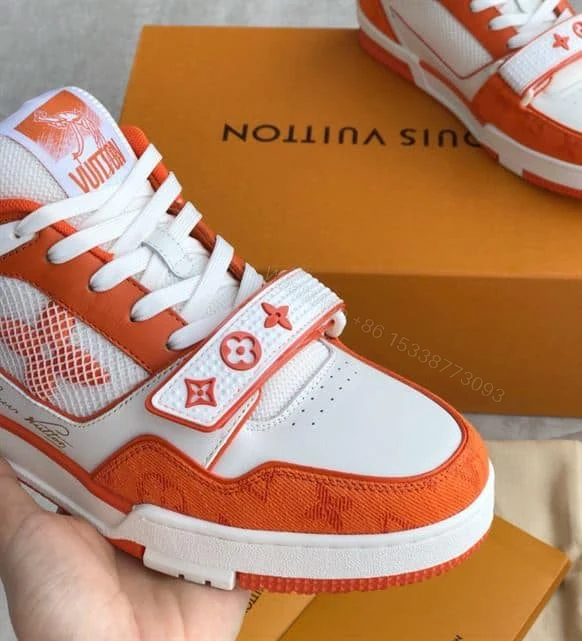 View 7 of LOUIS VUITTON TRAINER SNEAKER ORANGE – LSVT325