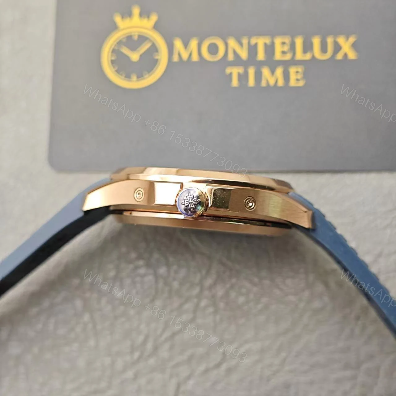 View 7 of Replica Swiss Patek Philippe Aquanaut Rose Gold 40mm