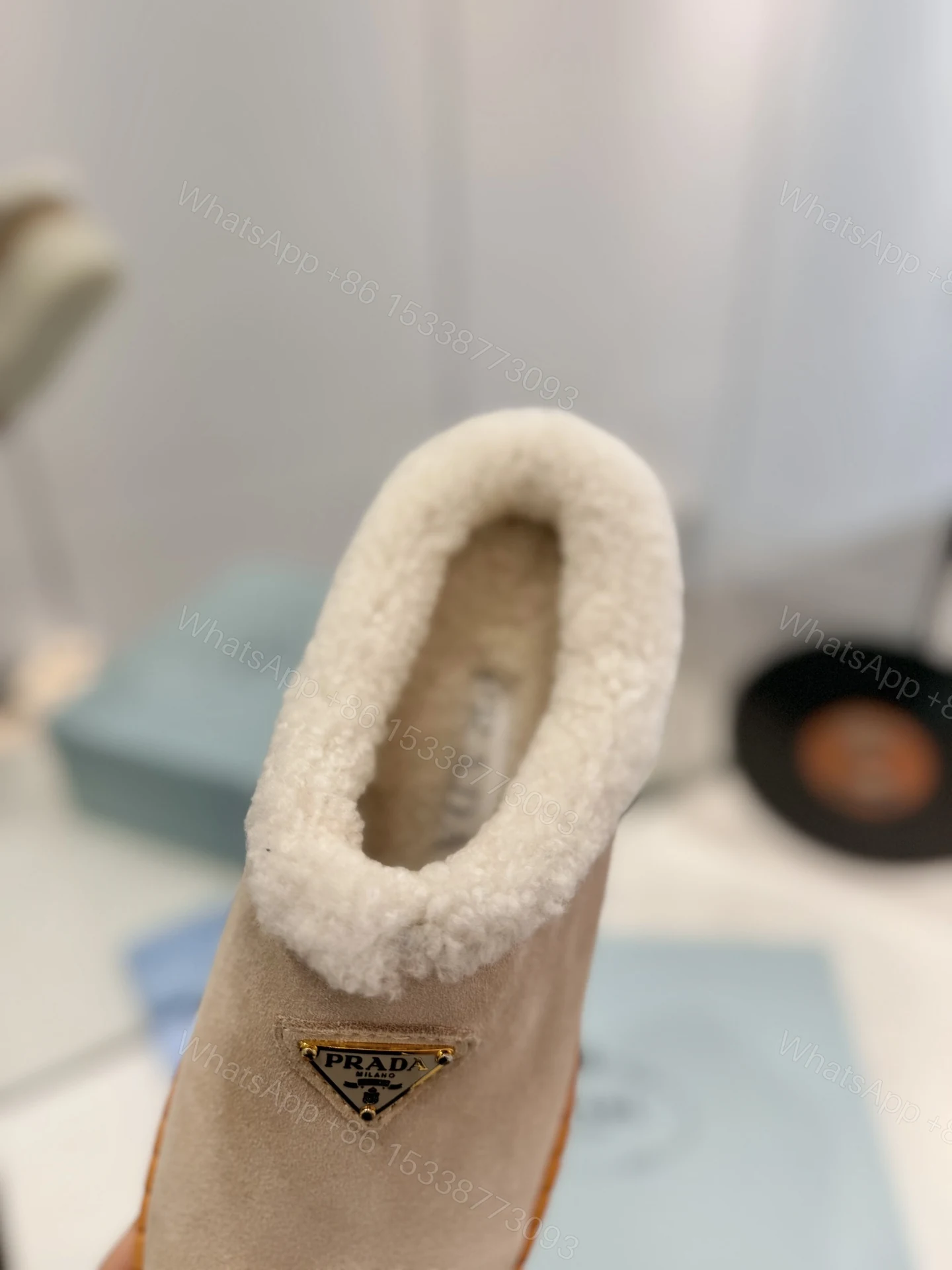 View 6 of PRADA SUEDE MULES BEIGE 1S715NFZG50X0O