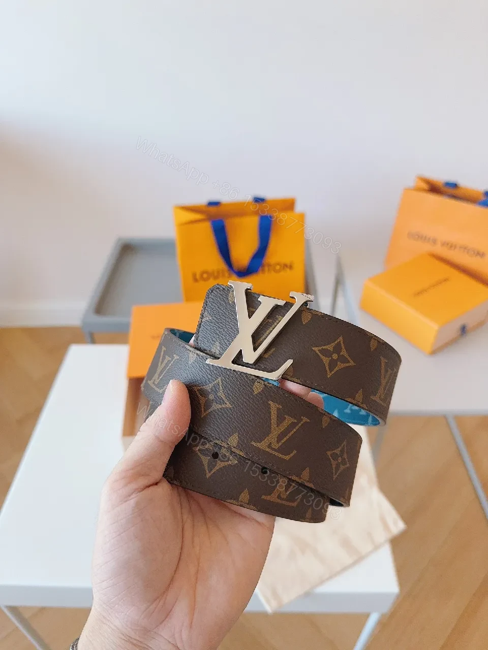 Monogram Luxe Belt: Iconic Luxury Style, Adjustable Comfort — view 1
