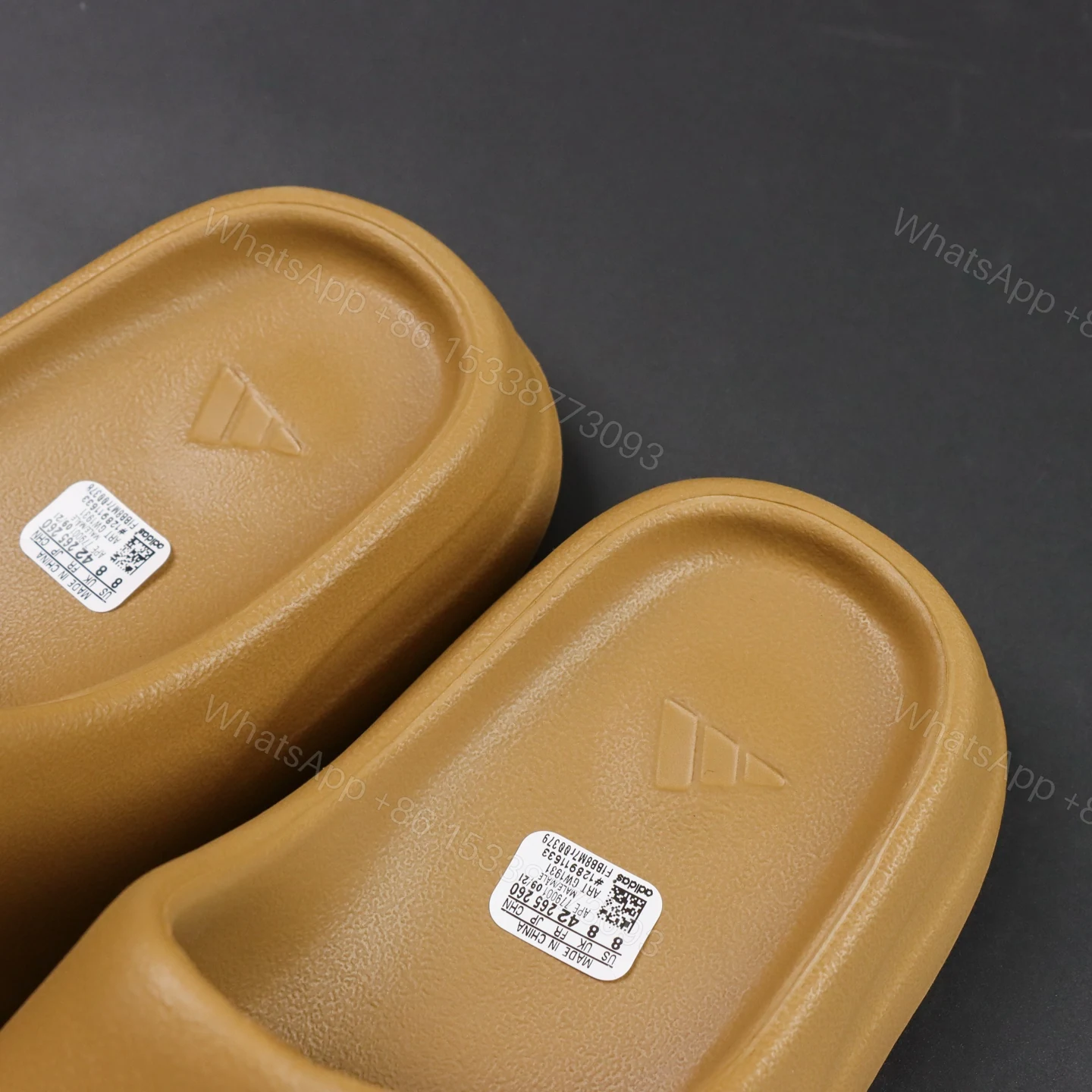 View 4 of UA Yeezy Slide “Ochre” Reps