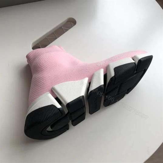 View 5 of BALENCIAGA SPEED 2.0 SNEAKER IN PINK- BB146