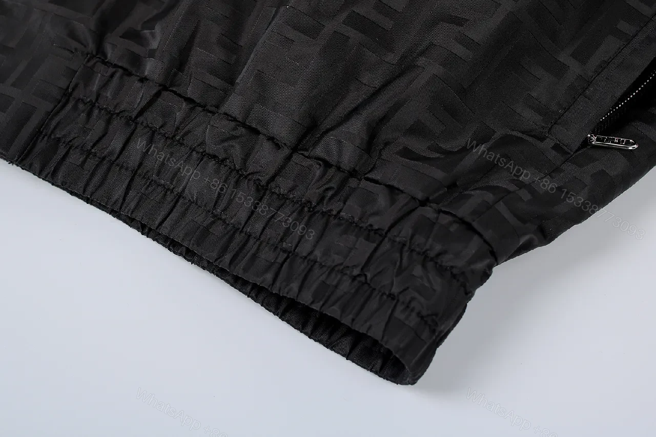 View 8 of Textured F-Pattern Windbreaker: All-Day Comfort, Modern Edge