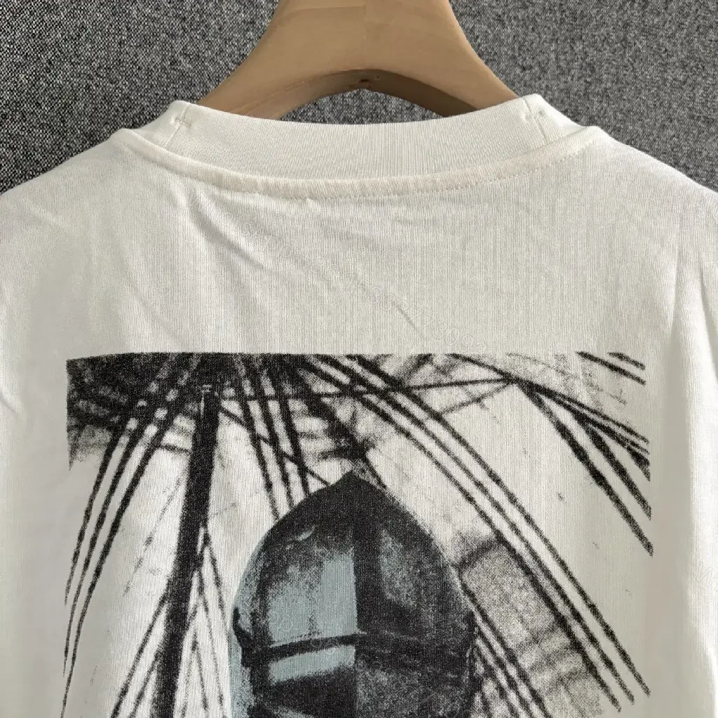 View 5 of Minimalist White Jersey Tee, Premium Comfort, Relaxed Fit, Everyday Style