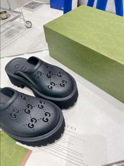 View 6 of GUCCI WONMEN’S PLATFORM PERFORATED G SANDAL – SDG013