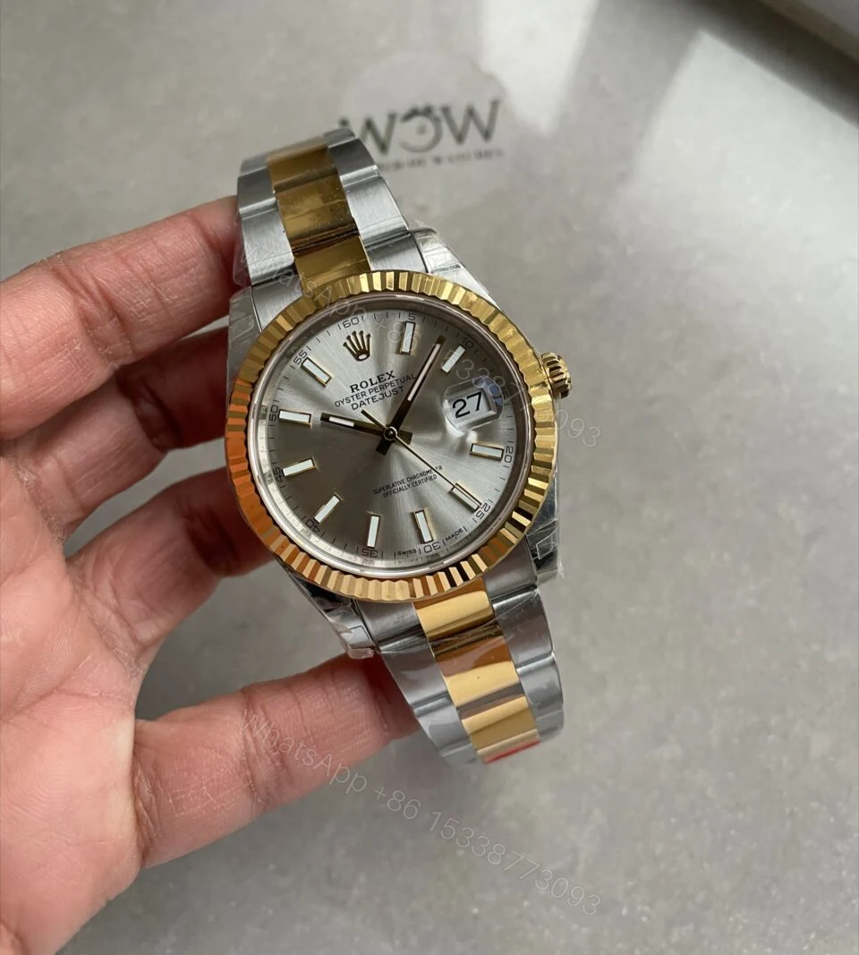 View 2 of VSF Factory 1:1 Rolex DateJust 41 126333 904L SS/YG Best Edition Silver Dial VS3235