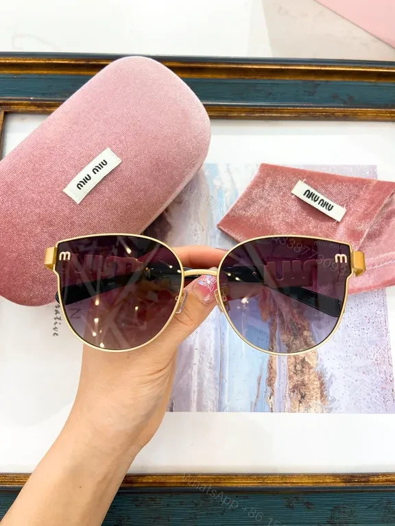 View 3 of Gold-Brown Frame Chic Luxe Sunglasses with All-Day Comfort