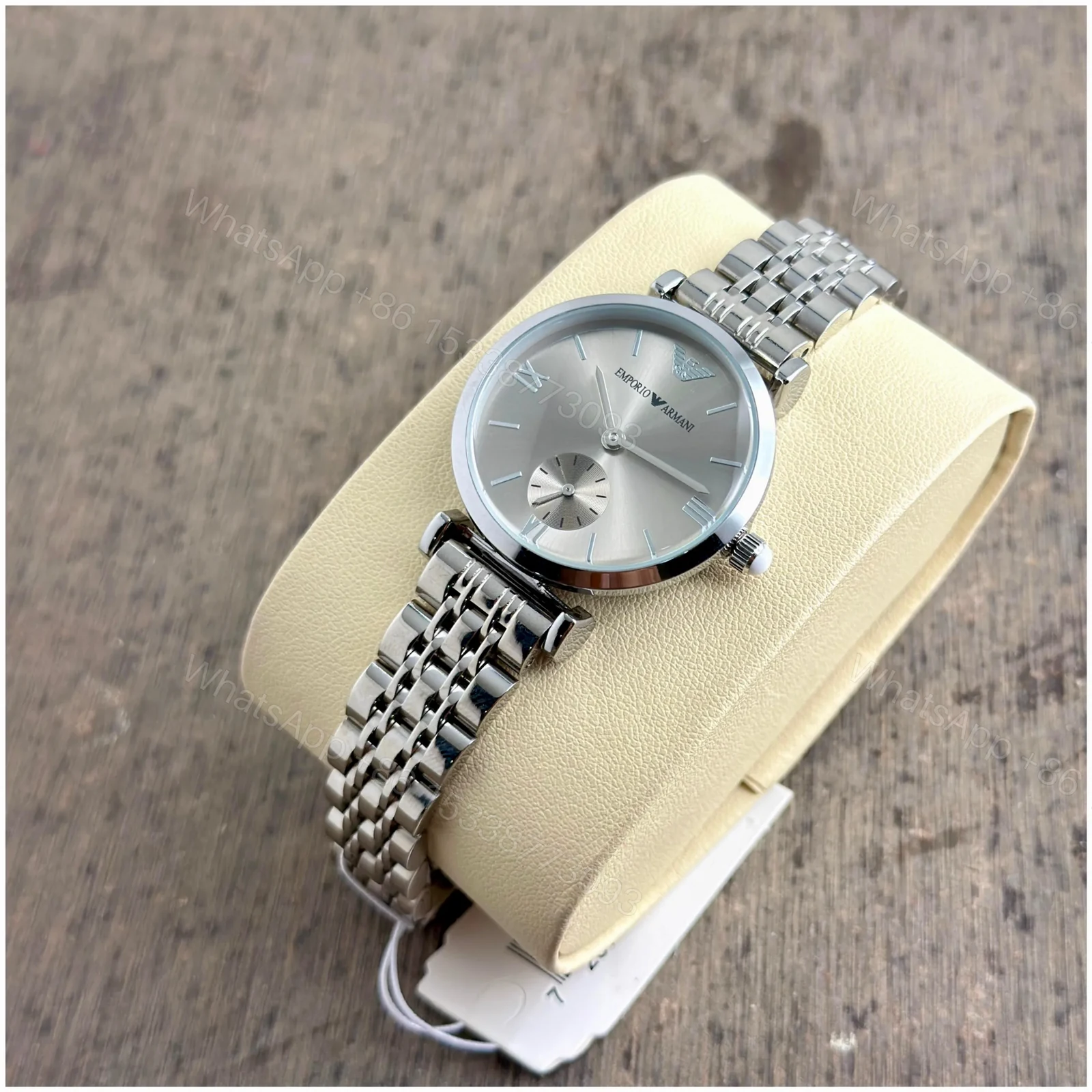 View 2 of Emporio Armani Grey Dial Ladies Watch