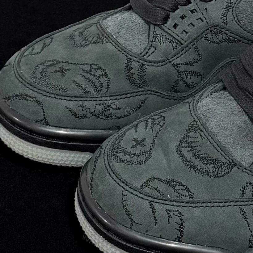 View 4 of Air Jordan 4 KAWS Black Rep