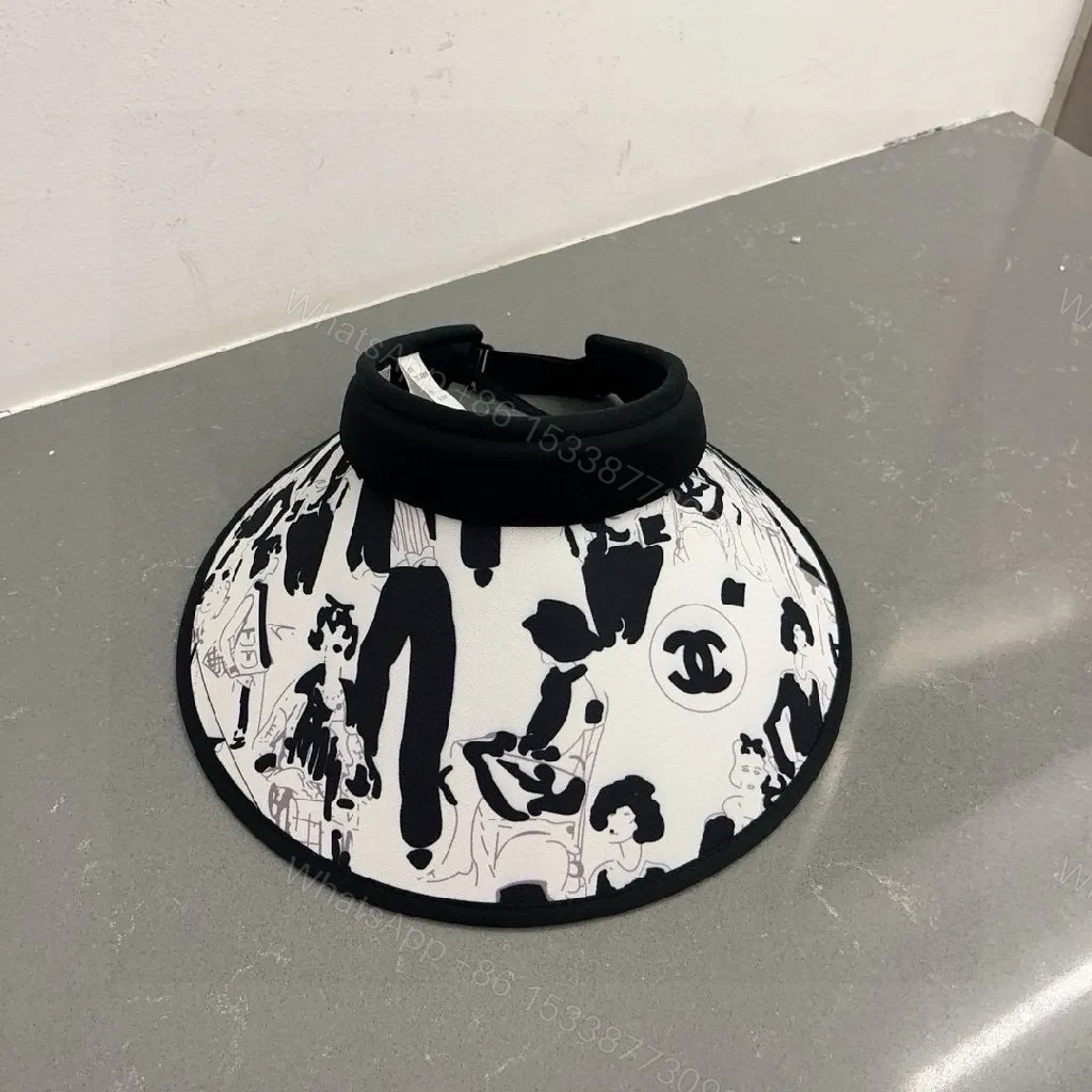 View 2 of Monochrome Visor: Graphic Luxe, Everyday Comfort Visor