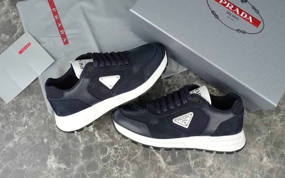 View 2 of Navy Suede-Tech Modern Runner: All-Day Comfort Sneakers