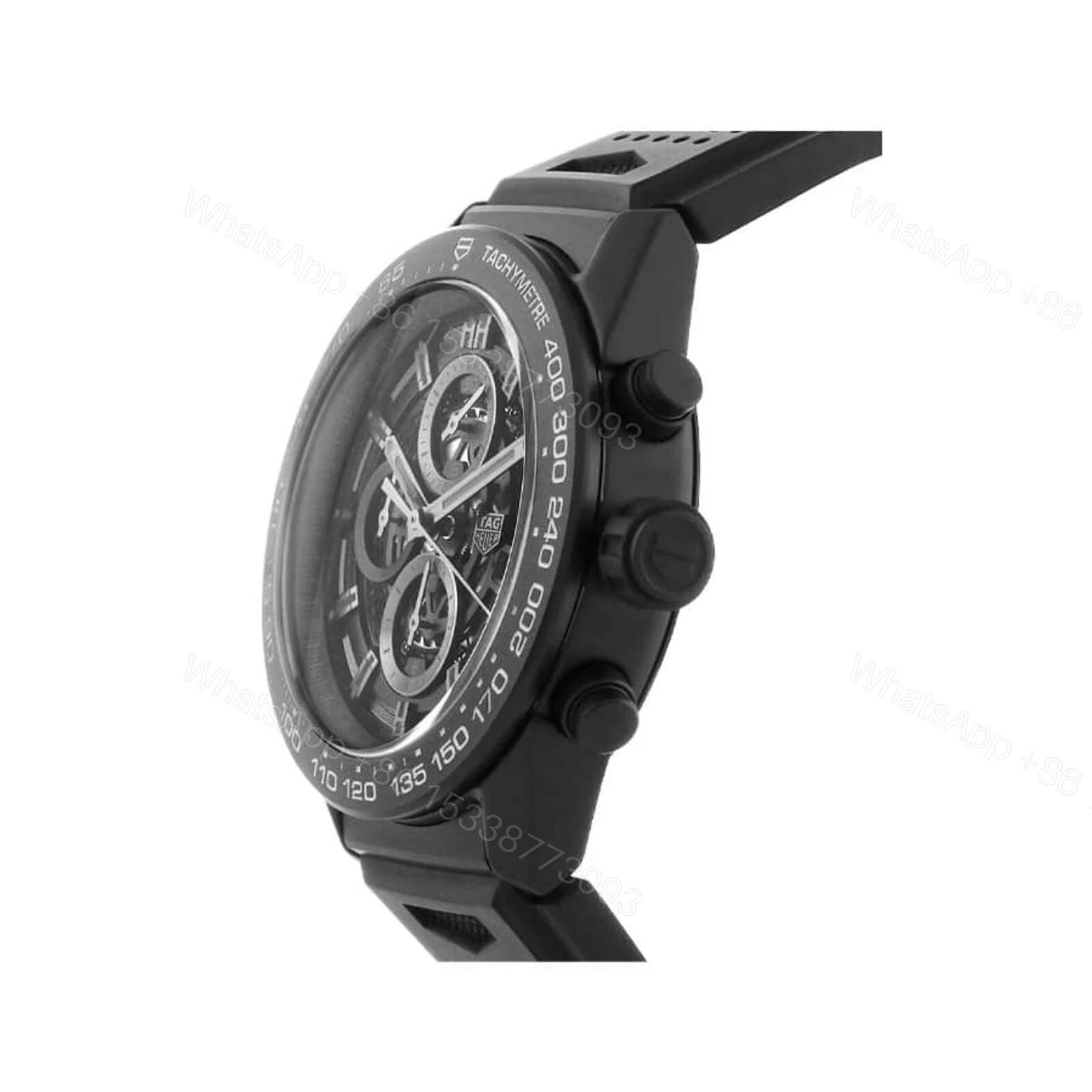View 3 of Tag Heuer Carrera Full Black Replica