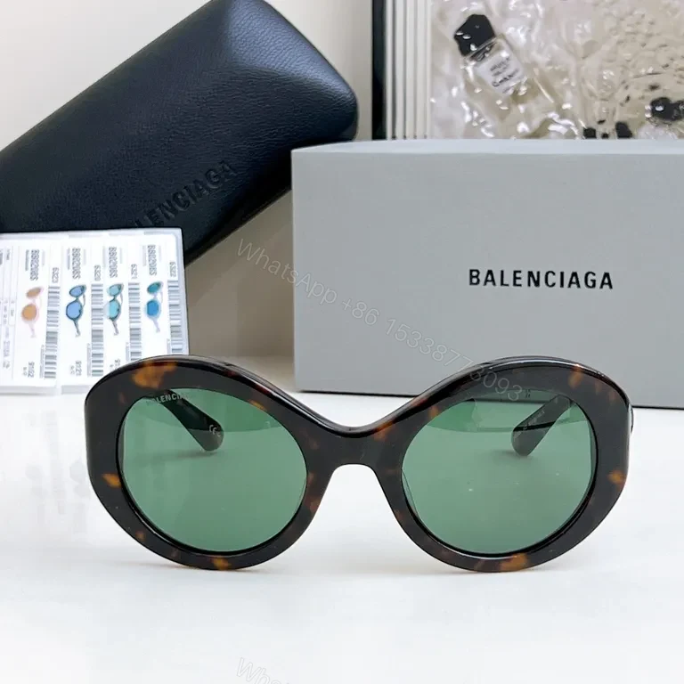 View 2 of Chic Pink Round Sunglasses â€“ Balenciaga-Style, All-Day Comfort