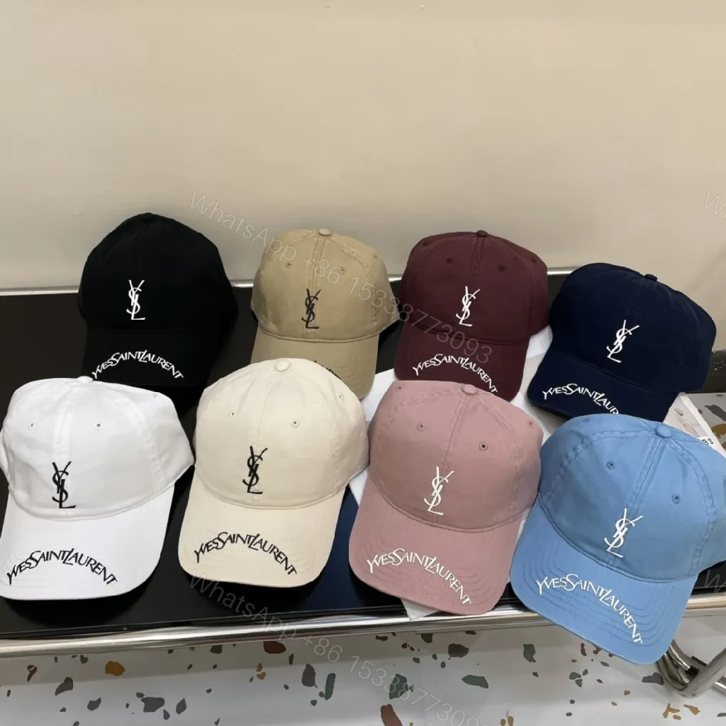 View 9 of Beige Canvas Cap | Six-Panel Comfort + Signature Monogram Details