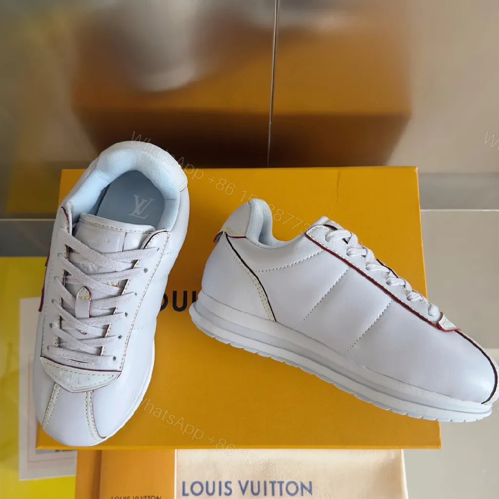 View 9 of White Leather Low-Top Sneakers: Subtle Luxury Comfort