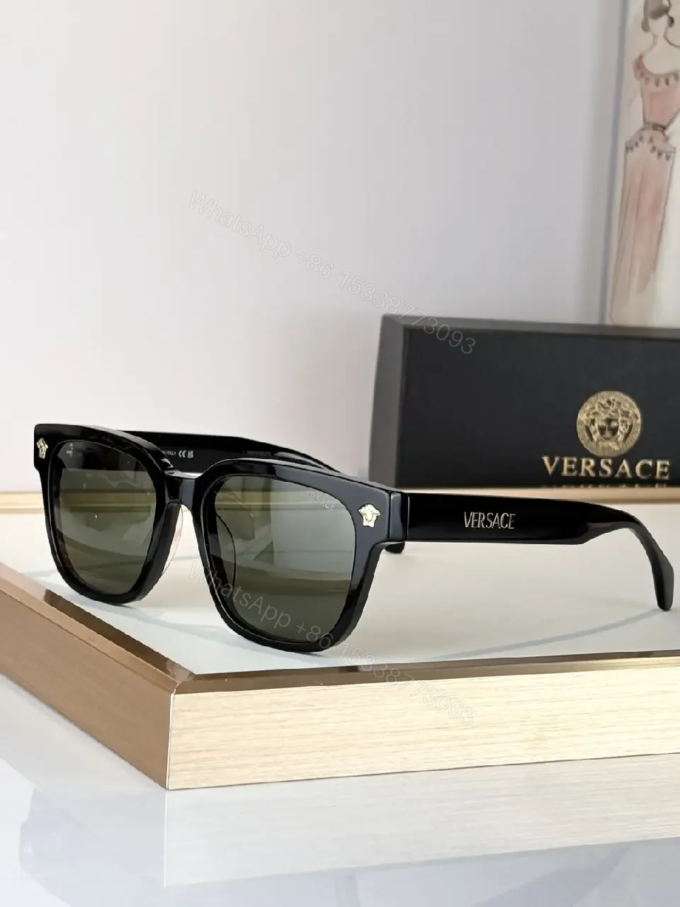View 4 of Bold Acetate Sunglasses: Luxe, Polarized, Everyday Style