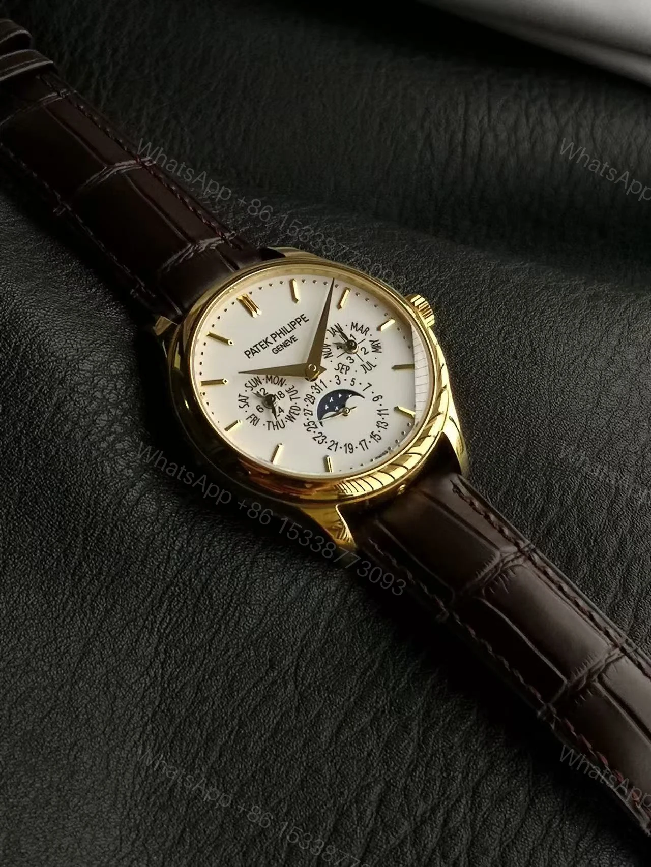 View 9 of Replica Patek Philippe Grand Complications Perpetual Calendar, Ref. 5327J-001