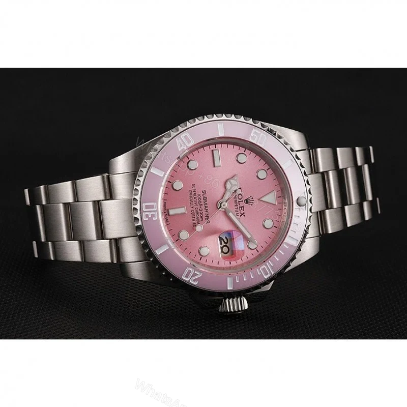 View 3 of Superclone Rolex Submariner Pink Dial 1453980
