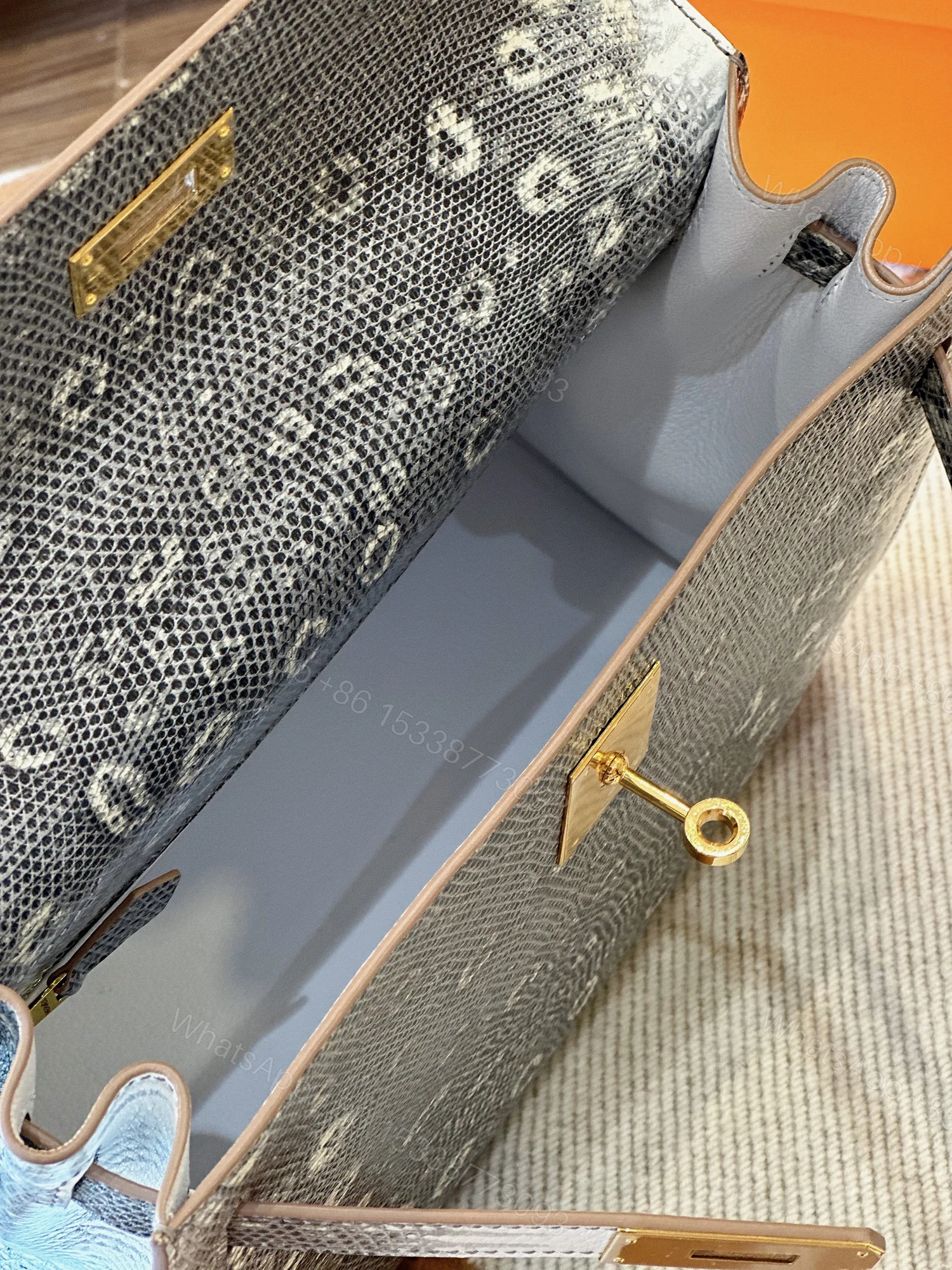 View 5 of Hermes Kelly 28 Genuine Lizard Leather – Limited Stock