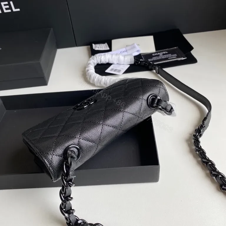 View 2 of Chanel-Inspired Quilted Leather Crossbody: Luxe Everyday Bag
