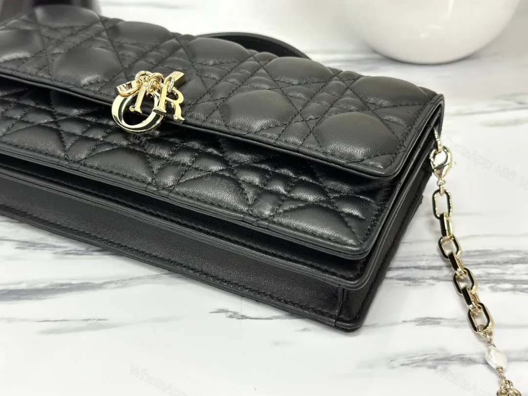 View 6 of Dior Women’s Super Handbag Black Crossbody Bag 21×11.5cm