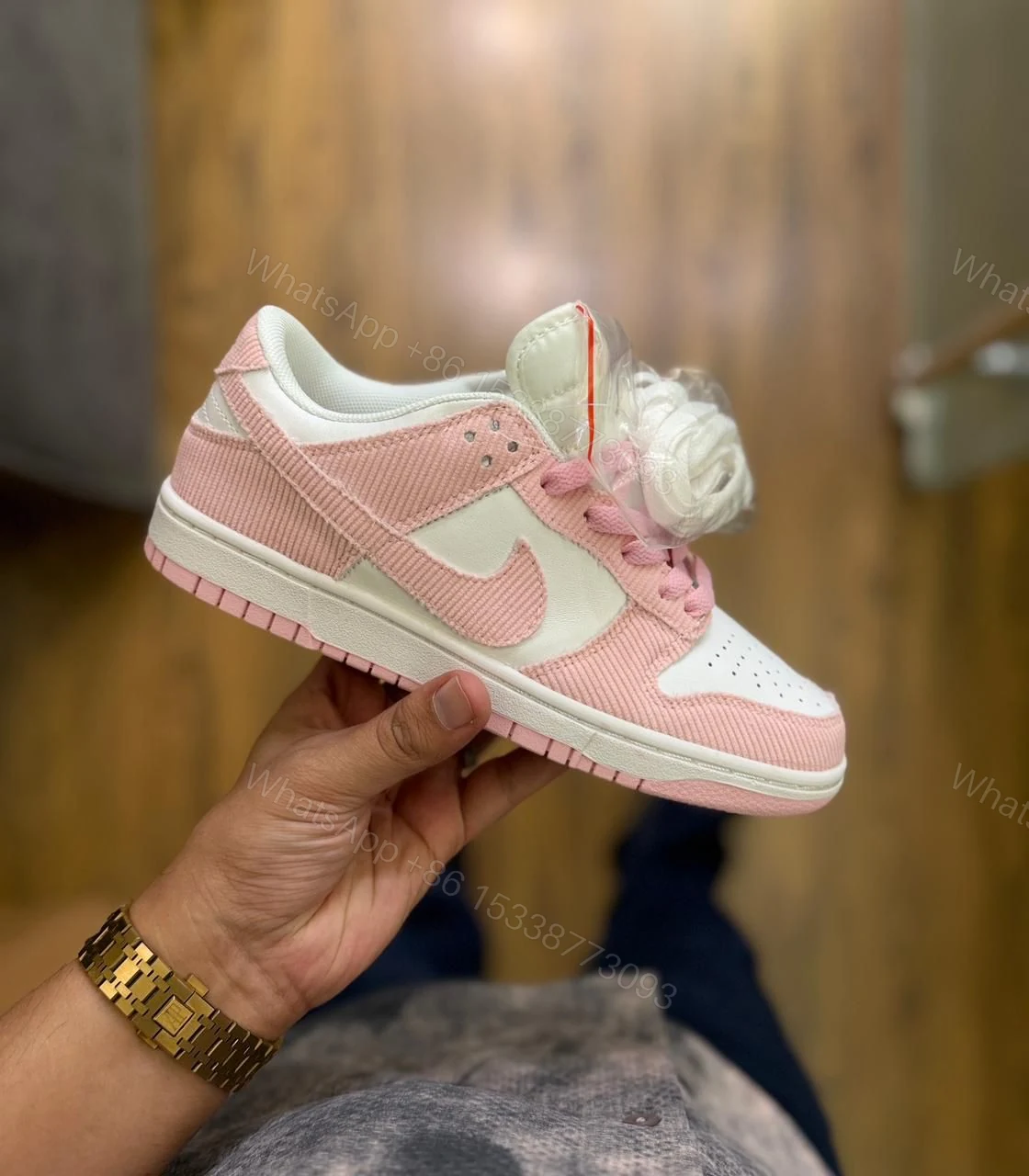 FIRST COPY NIKE SB DUNK BESTIE PINK FOR GIRLS — view 1