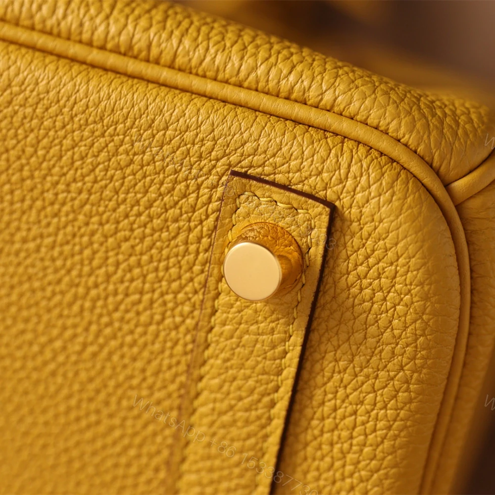 View 9 of 高仿Hermes*Birkin25Togo牛皮琥珀黃金扣/純手工