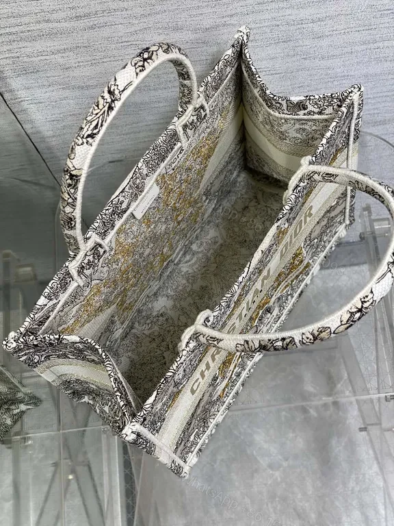 View 3 of Chic Baroque Dior-Style Tote: Luxury Everyday Bag