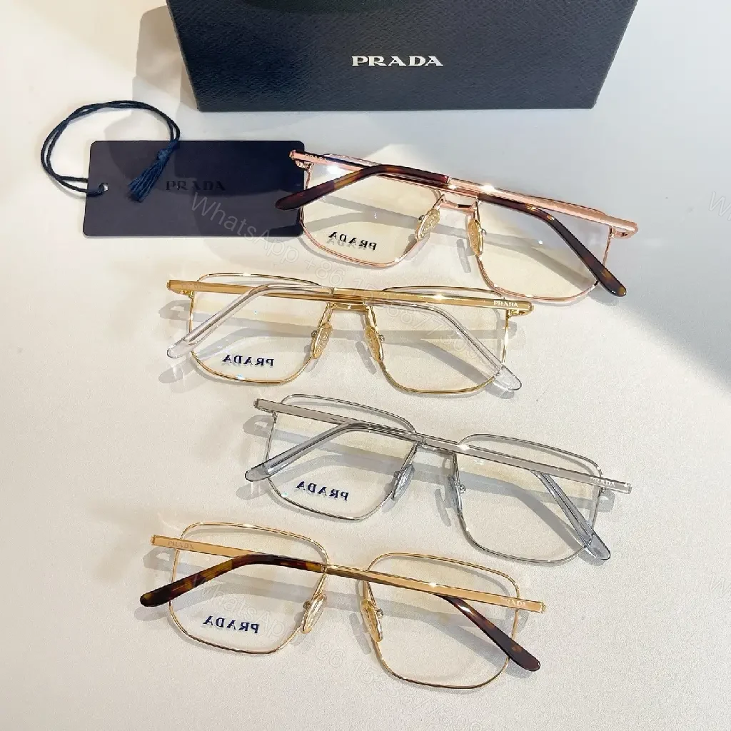 View 3 of Elegant Rimless Rose Gold Frames - Modern Geometric Luxury Eyewear
