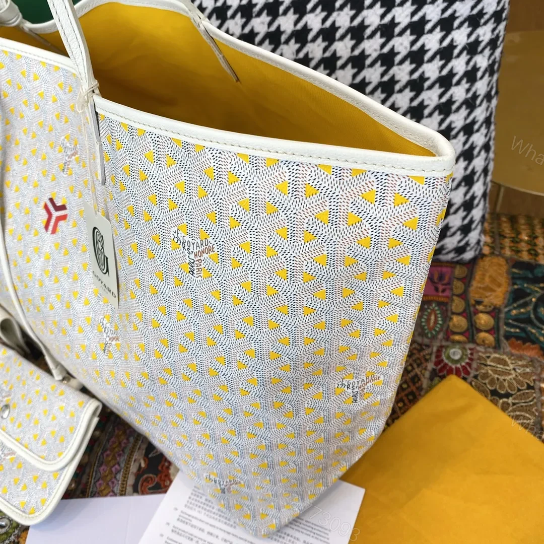 View 2 of Goyard limited edition Saint Louis Claire-Voie GM Bag /Tote – Yellow