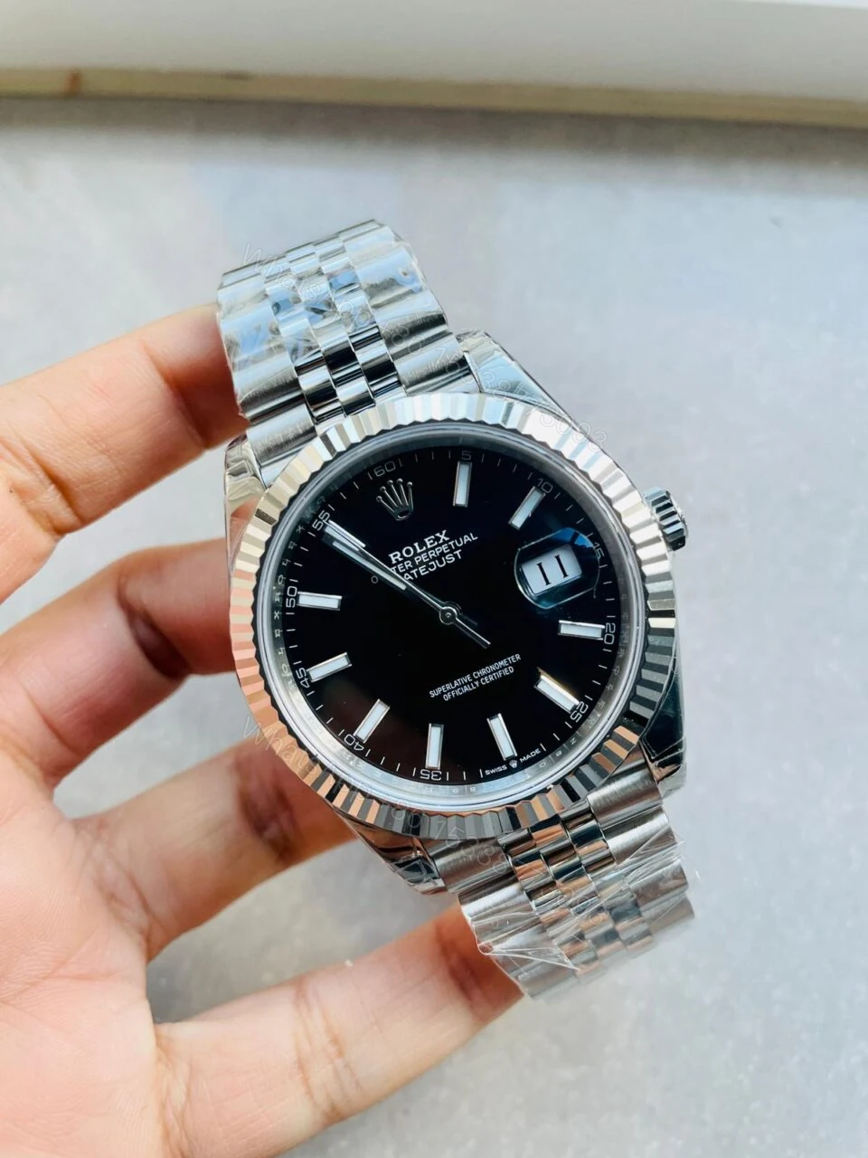 VS Factory 1:1 Rolex DateJust 41 SS Best Edition 904L Steel Black Dial — view 1