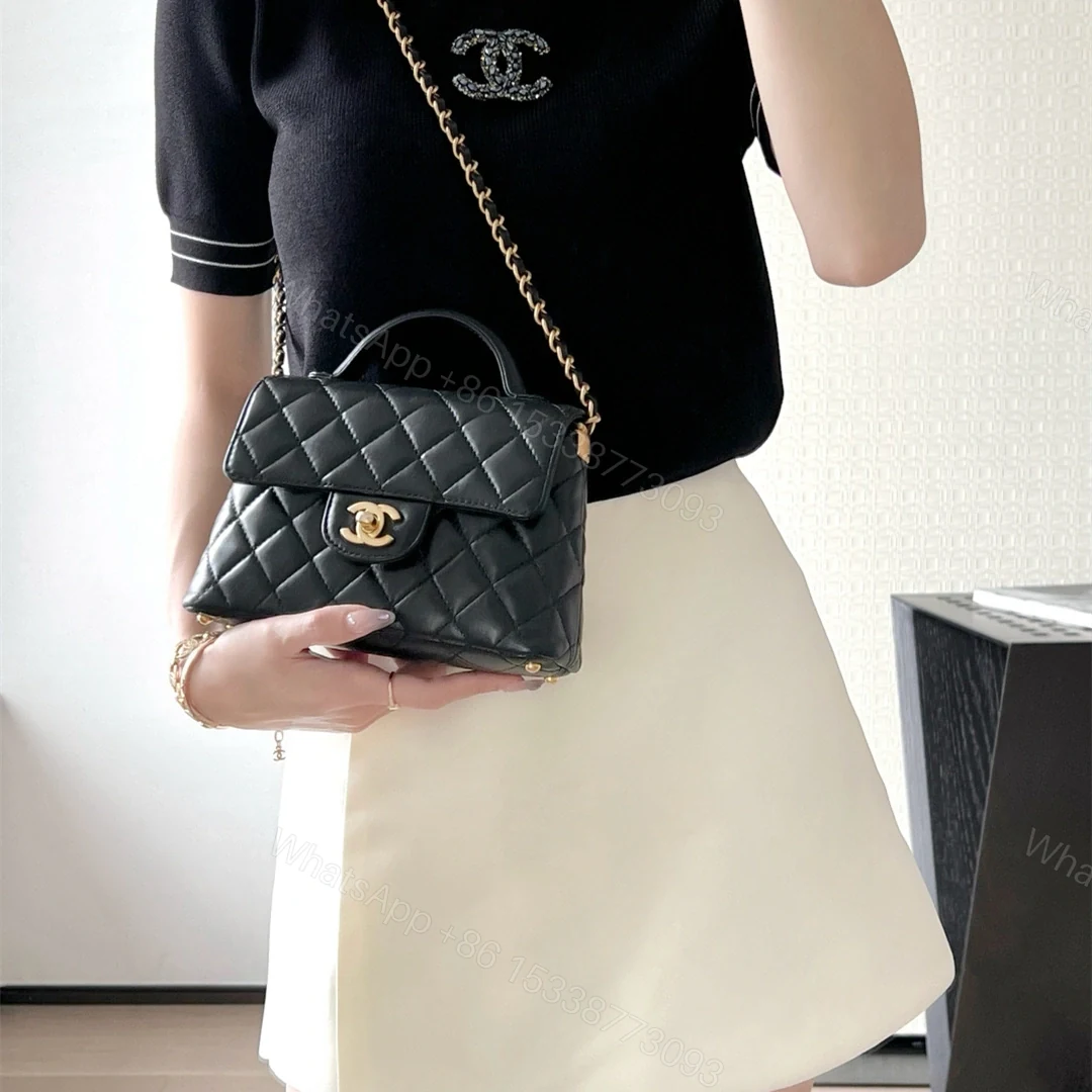 View 21 of 高仿Chanel*25P系列AS5355小羊皮Kelly單肩手提包免檢版