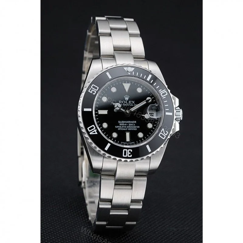 View 3 of Replica Rolex Submariner Black Dial 1454153