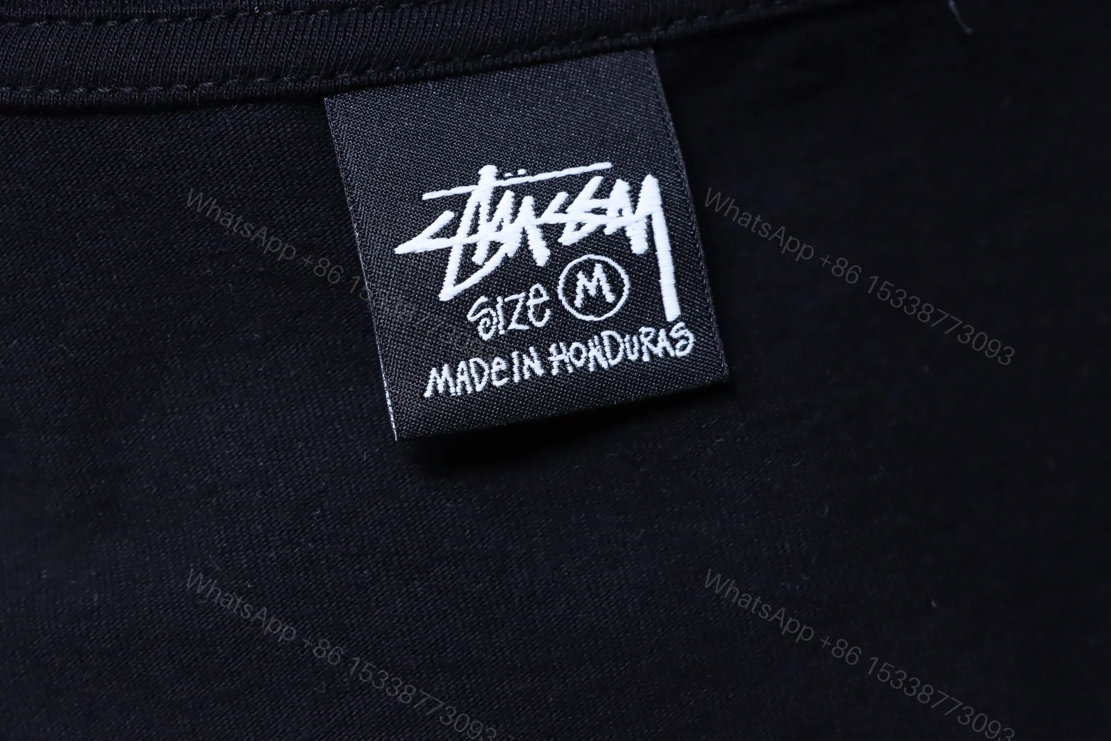 View 8 of Stussy dice pattern short-sleeved shirt Black