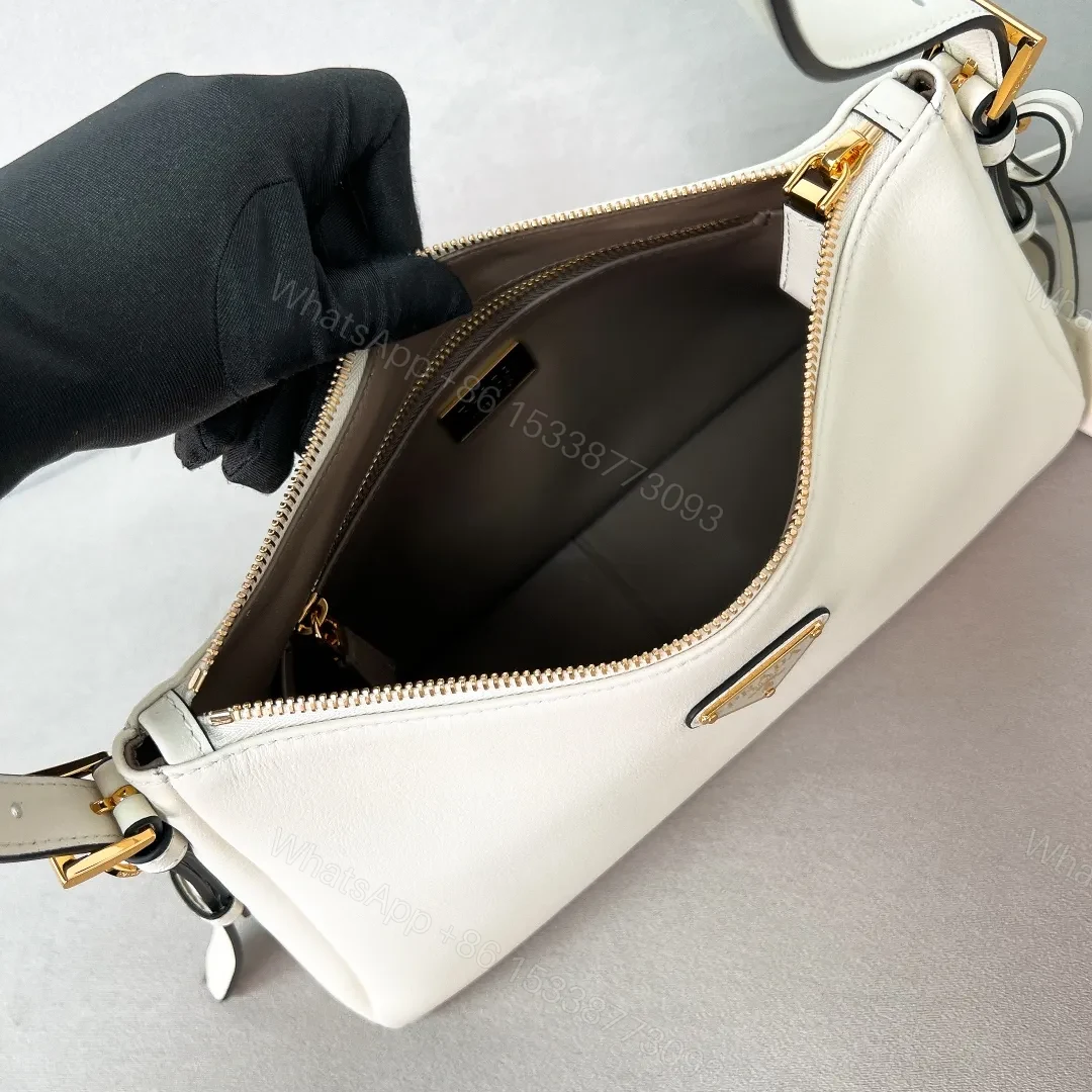 View 4 of Prada Medium Aimée Shoulder Bag | White