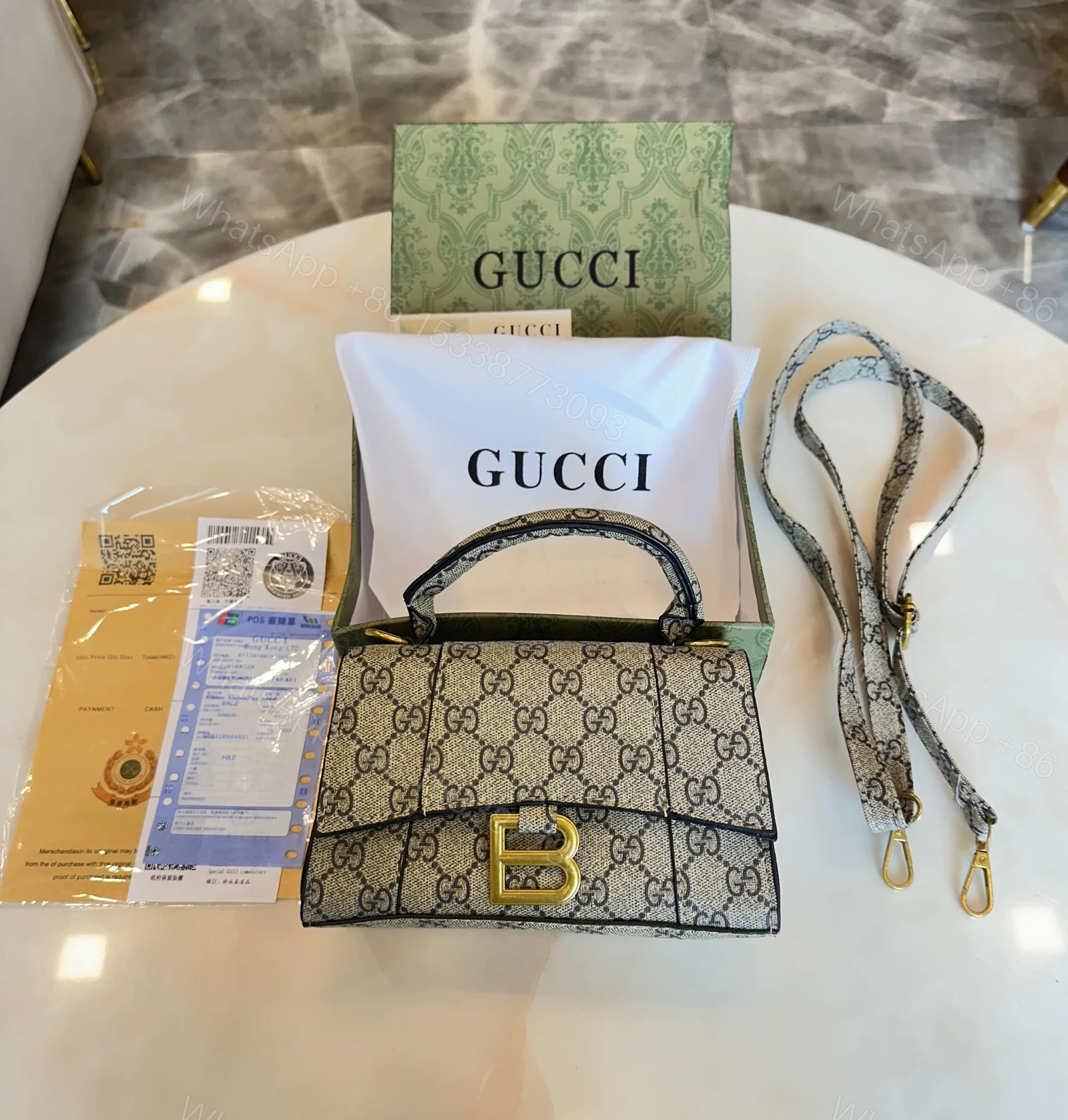 View 3 of FIRST COPY GUCCI X BALENCIAGA BAG