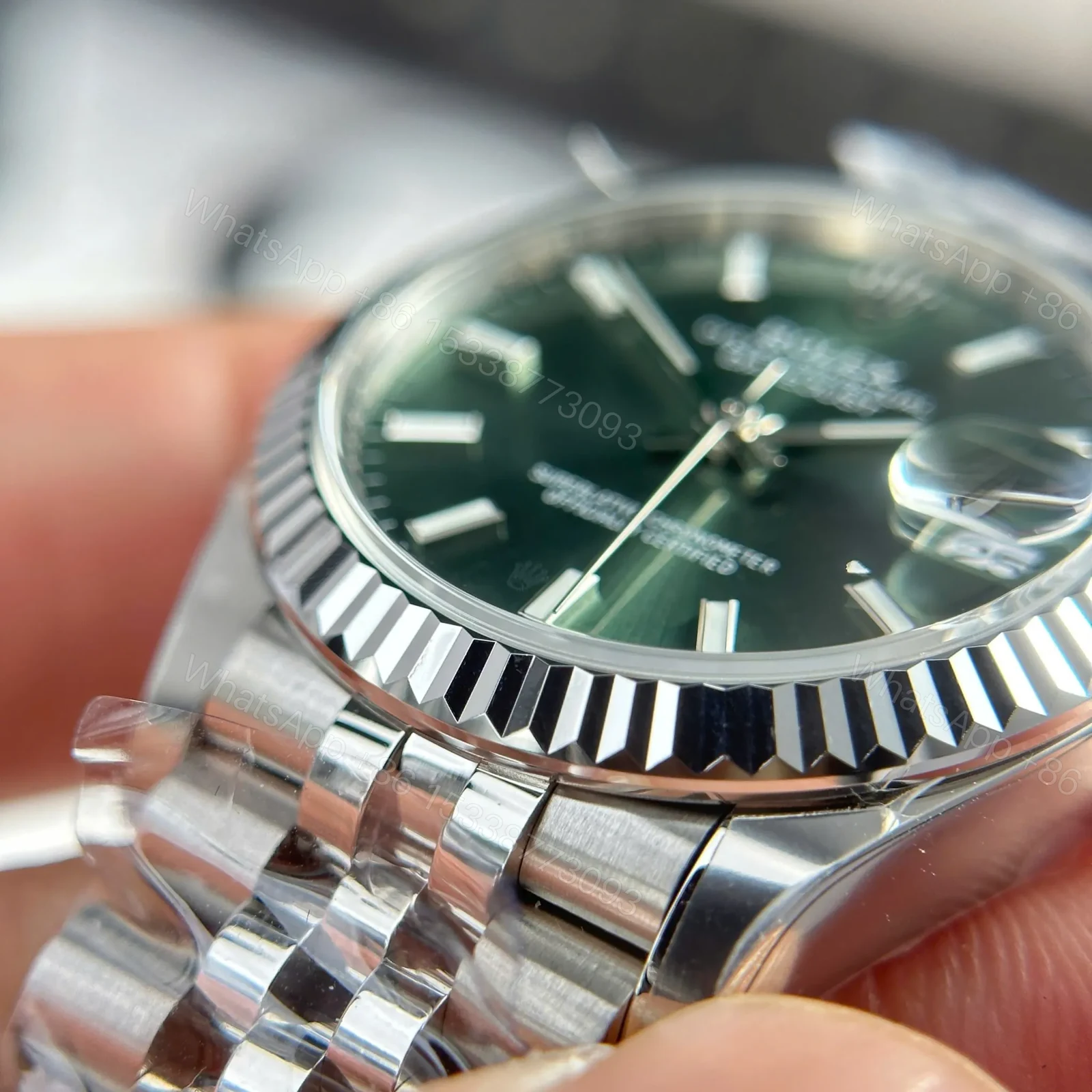 View 9 of Rolex Datejust Mint Green Dial 278274 31 mm