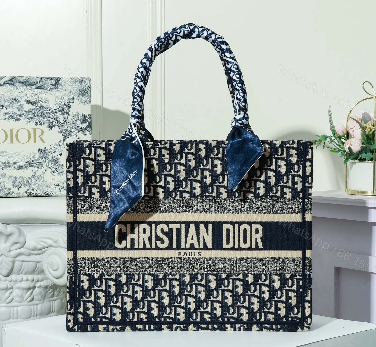 View 4 of Dior Book Tote Blue